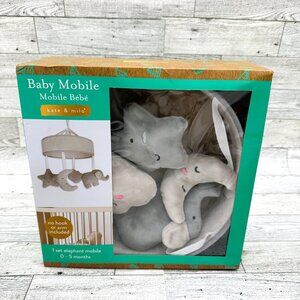 Brand New Kate & Milo Elephant Gender-Neutral Baby Sky Mobile 1 Set 0-5 Months